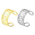 Set 20 Stylish Stainless Steel Cartilage Geometric Unisex Ear Clip Earrings Body Jewelry for Weddings Parties