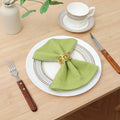 Green Napkins for Restaurant Wholesale Soft Washable Cotton Napkins for Banquet Hotel Party Handmade Square Table Napkin Cloth