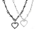 Hip Hop Fashion Love Thorn Sting Necklace Women's Men's Unisex Pendant Vintage Zinc Alloy Link Chain Wedding Party Plant Design