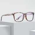 Fashion 2020 Custom Logo Eyewear Square Anti Blue Light Blocking Glasses Spring Foot Glasses Frame
