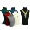 High End Metal Jewelry Storage Pendant Display Stand Portrait Neck Necklace Bust Display Rack