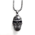Titanium Steel Skull Pendant Retro Crow Men and Women Stainless Steel Dimensional Style Motorcycle Skull