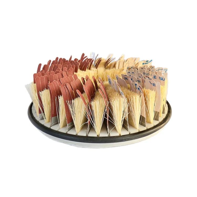 CNC Polishing Wooden Sisal Strip Sander Brush