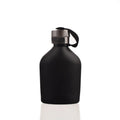 Hot Sale 150ml Luxury Perfume Glass Bottle Unique Flat Shape with Silver Pump Cap Empty