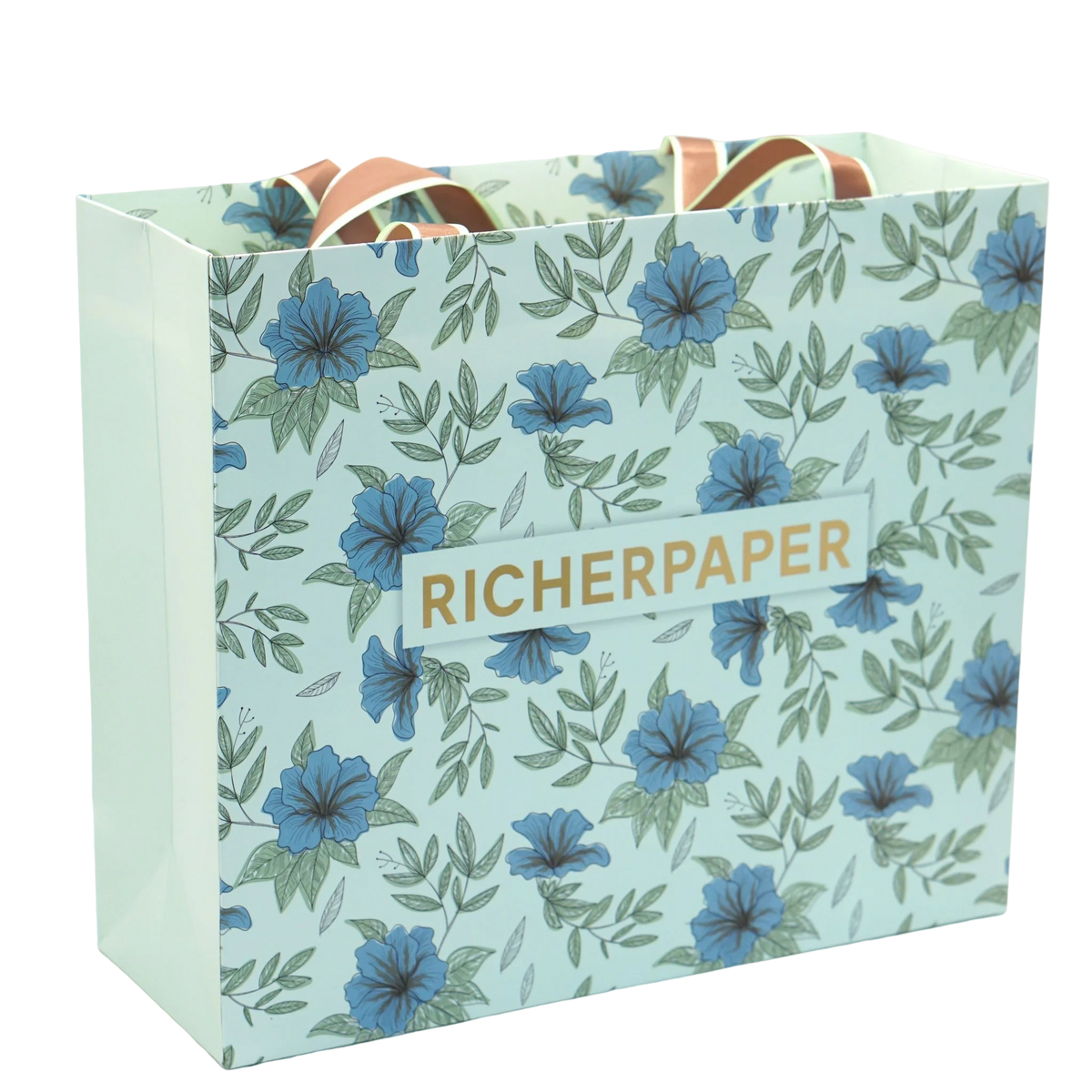 Factory Custom Logo Free Design Printed Recyclable Promotion Supermarket Exhibition Gift Craft Flower Shopping Custom Color