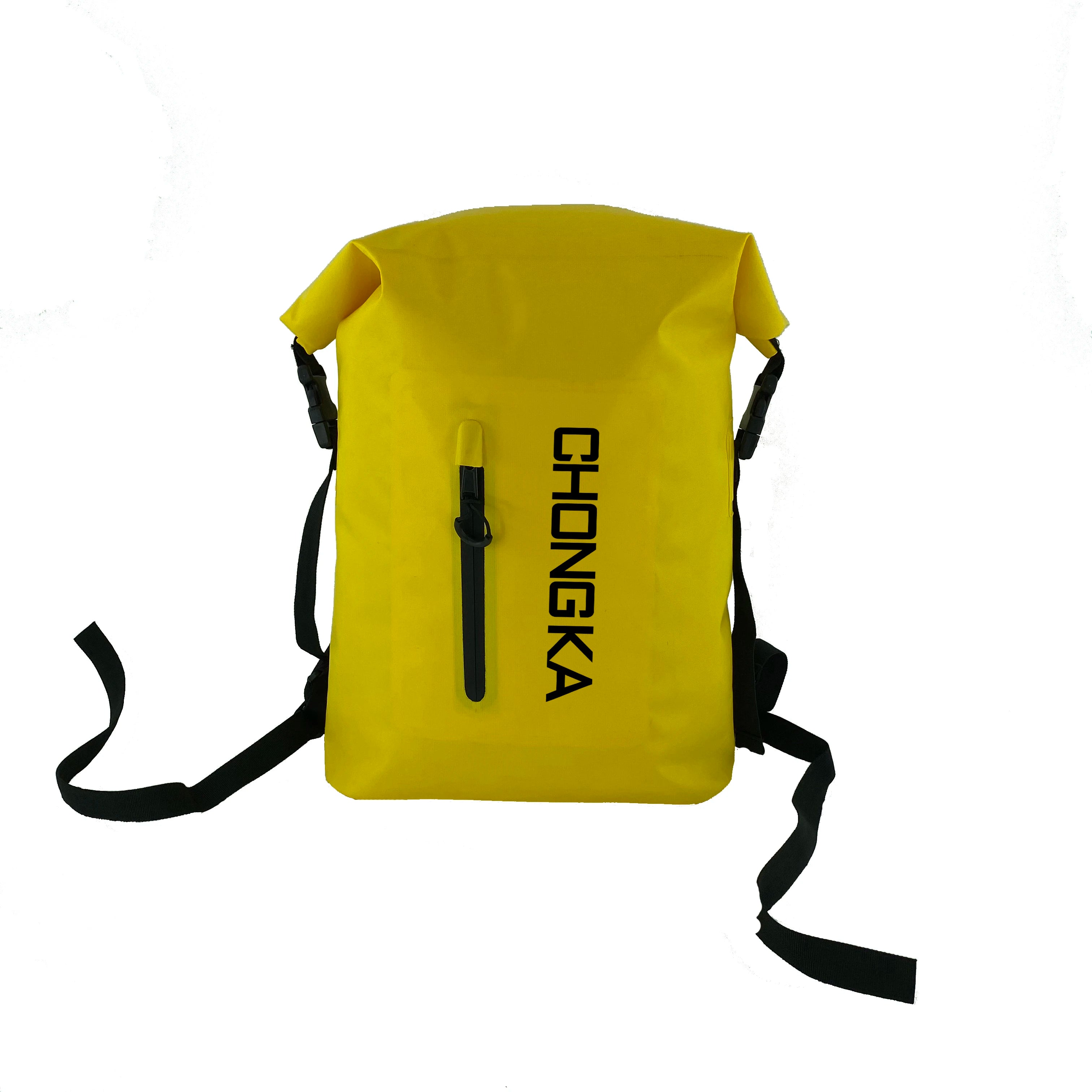 Custom Logo 500D PVC Outdoor Camping Hiking Waterproof Dry Backpack