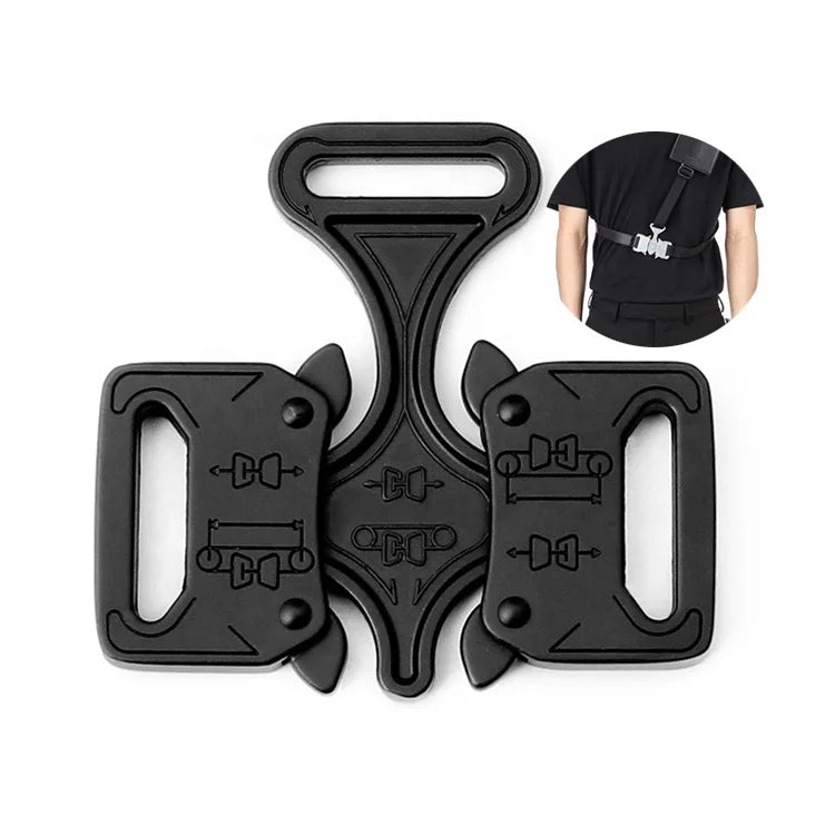 Quality Tactical DIY Clothing Belt Accessories Buckle Factory Metal Black Luggage Bags Buckle