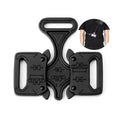Quality Tactical DIY Clothing Belt Accessories Buckle Factory Metal Black Luggage Bags Buckle