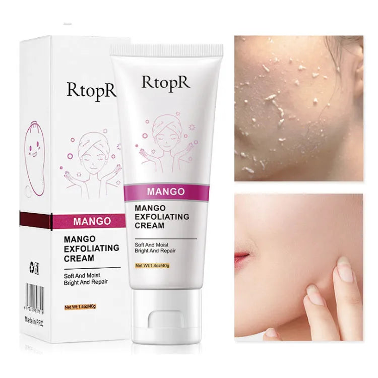 40ML Deep Cleansing Exfoliating Peeling Gel Moisturizes Face Exfoliating Cream Soft Organic Facial Cream Facial Scrub Cleaner