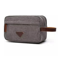 Large Capacity Travel Portable Cosmetic Storage Organizer Hanging Design Canvas Toiletry Bag Dopp Kit Bag