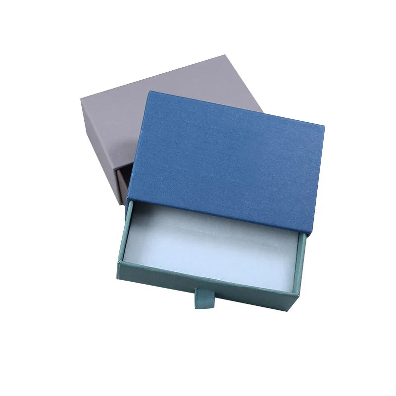 Custom Size Fashionable Gift Paper Boxes With Belt Drawer Design Custom Logo for High End Jewelry Packaging and Gifting