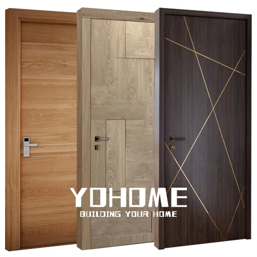 Algeria Wooden Door in Nigeria Luxury Stylish Wood Door Design for Bath Room Solid Wood Classic Chinese Doors