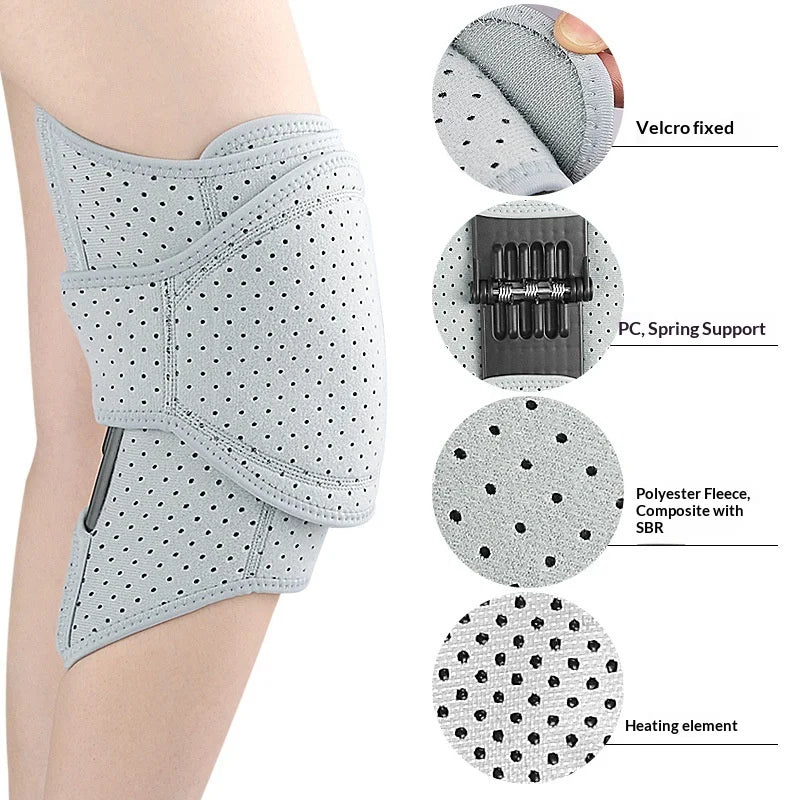 Melentl Upgrade Patella Knee Brace with Spring Support -Adjustable Knee Support for Walking Climbing Stairs