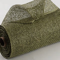 Olive Green Mesh for Wreath Poly Burlap Mesh Floral Christmas 10 Inch Decor Mesh