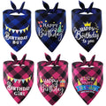 2024 Solid Color Wholesale-dog-bandana Happy Birthday Dog Bandana Small Dog