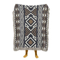 New  Boho  Tassels Design 100% Cotton  Knitted Blankets for Sofa Lns