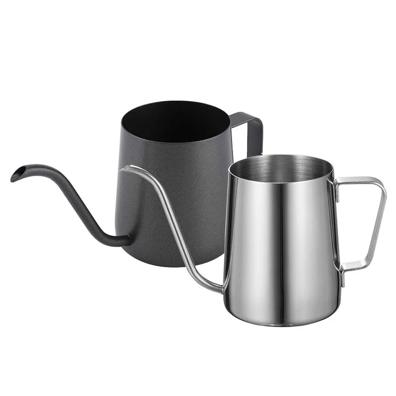 Coffee Accessories 304 Stainless Steel Goose Neck Hanging Ear Coffee Pot Spout Pour Over Coffee Makers Drip Kettle