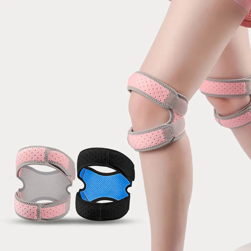 Knee Pain Relief & Patella Stabilizer Knee Strap Brace Support for Hiking Soccer Basketball Running Jumpers Knee Tennis