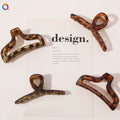 QIYUE New Korean Cute Small Girls Jelly Color Claw Clip Elegant and Simple Women Small Square Wholesale Hair Claw Clips