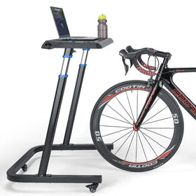 Removable Bike Trainer Desk Multi-Purpose Adjustable Height Desk for Indoor Cycling and Standing