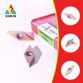 CNC Cutting VCMT160404 VCMT160408 Carbide Inserts Turning Tool for Stainless Steel High-Temp Alloys Turning Inserts for Metal