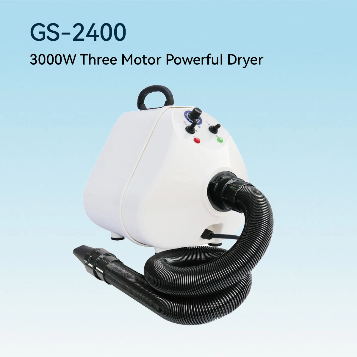 GS-2400 Three Motors 3000W More Powerful Blow Out Pet Hair Dryer