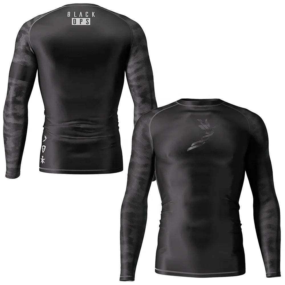 Jiujitsu Rashguard Grappling Rashguard Bjj Rashguard Rash Guard Mma