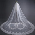 New Bridal Veil Belt Insert Comb Wedding Veil Long Lace Lace Wedding Veil