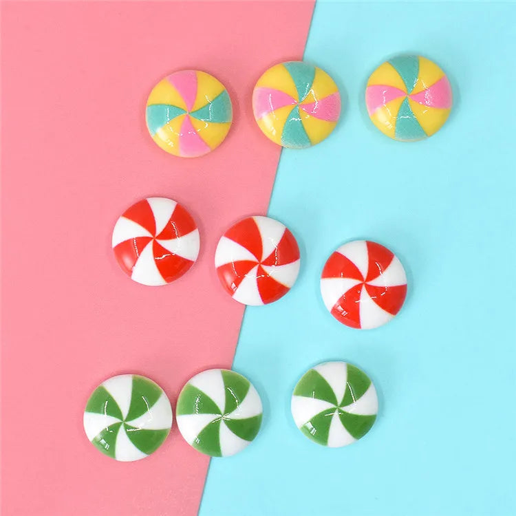Professional Made Girls Diy Accessories Rainbow Christmas Fruit Candy Resin Crafts