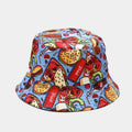 Wholesale 2021 New Adult Casual Cotton Cartoon Floral Printed Bucket Hat Hip Hop Fisherman Caps
