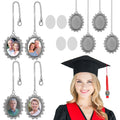 Tassel Charm Pendant Graduation Cap Sublimation Graduation Silver Opp Bag Alloy 20cm Chain Ramadan Thanksgiving Wholesale