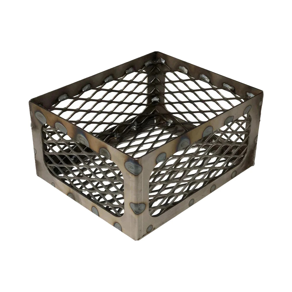 OEM Custom Carbon Steel Sheet Fabrication Heavy Duty Charcoal Basket Cutting Sheet Metal Bending Metal Mesh Welding Fabrication