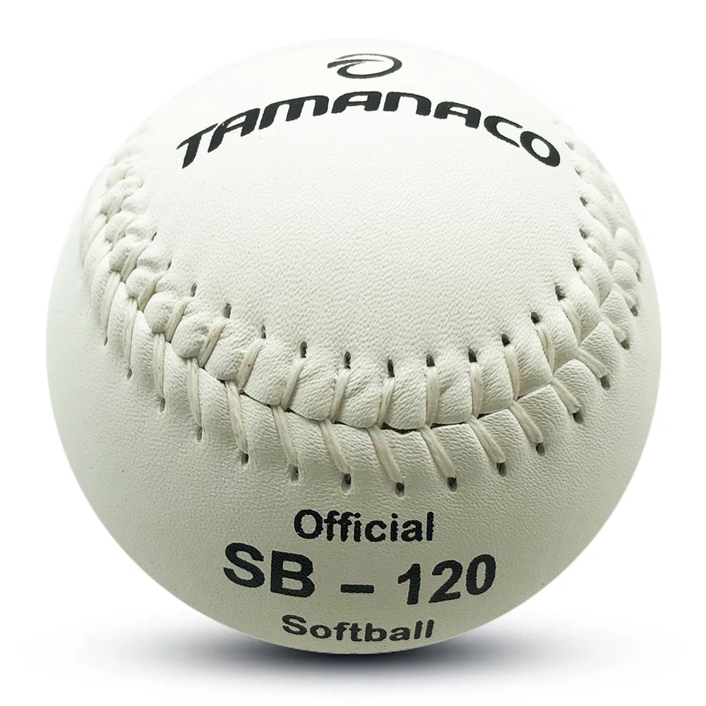 White PVC Composite Leather New logo Tamanaco SB-120 with High Compression PK Cork Core Softball Pelota De SB-120 Softball
