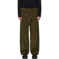 Custom Casual Cotton Wide Leg Side Pocket Corduroy Trousers for Men