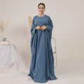 Traditional Muslim Clothing Nida Moroccan Kaftan Muslim Prayer Dress Dubai Khimar Abaya Long Maxi Dress