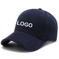 Stylish Winter Warm Corduroy Baseball Cap for Men Women Solid Color Snapback Hip Hop Caps Bone
