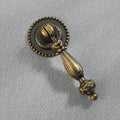 Zinc Alloy Traditional European Cabinet Handles Classic Single-Hole Pulls Dresser Drawer Kitchen Bedroom Bathroom Warehouse