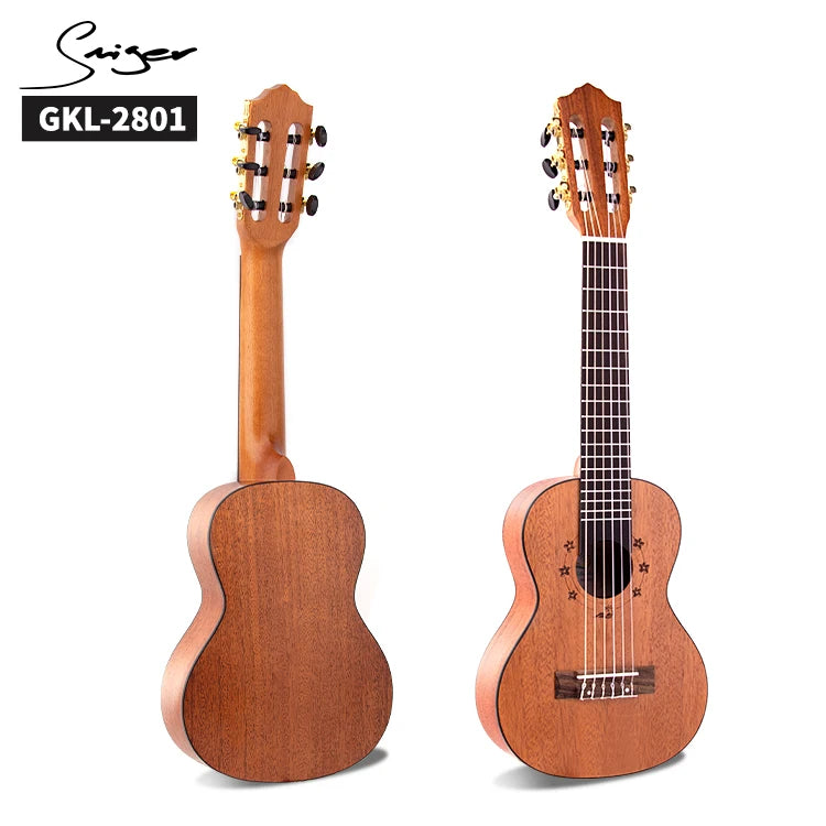 Smiger Brand Made in China Wholesale Small Nylon String Guitar Mahogany 28 Inch Guitarlele