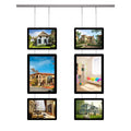 Custom Rectangle Thin Business Advertising LED Light Box Double Sided 10000 Lumens Hanging Super Clear Acrylic Real Estate