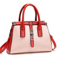 Wholesale Fashion Bags 2021 Single Houlder Crossbody Spelling Color With Buckle Handbags Explosive Ground 14244 Bags PU Bucket