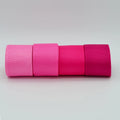 Wholesale Factory 100% Polyester Solid Color Double Face Grosgrain Ribbons with Custom Printed Logo Pattern