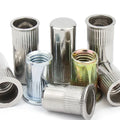 Carbon Steel Riveting Nuts with Vertical Stripes Countersunk Head Drawing Willow Nuts M3M4M5M6M8M10M12