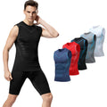 Men's Fitness Compression Vest Breathable Sportswear Tank Top Quick Dry Sport Vest Gym Jerseys Fitness Shirt