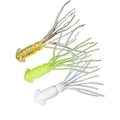 MISTER LURE Squid Shape Artificial Soft Squid Lure Bait Glow Colorful Luminous Plastic Fishing Squid Soft Lure