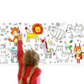 Children's Drawing Roll Drawing Paper for Kids Popular Cartoon Graffiti Scroll Children Art Drawing Roll Paper for Kid