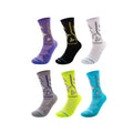 Mid Cut Men's Athletic Running Socks No Blister Cushion Moisture Wicking Socks for Cycling Sport