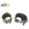 High Pressure SS304 SS316 Pipe Repair Clamp2mm Thick Stainless Steel Pipeline Leak Repair Clamp With EPDM Rubber Sleeve