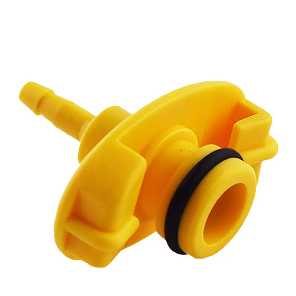Dispensing Parts 10cc Yellow Adapter Fitting with O-Ring
