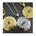 Eye Jewelry Egypt Stainless Steel the Eye of Horus Pendant the Eagle Head and Eye Necklace