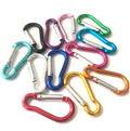 4.5x50mm 5# Aluminum Key Chain Hook Outdoor Carabiner Spring Snap Hook